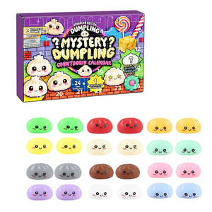 24PCS Lindos Juguetes Blandos de Dumpling, Caja Sorpresa Misteriosa, Juguete Sensorial de Rebote Lento para Aliviar el Estrés, Venta al por Mayor de Fábrica OEM ODM - Product Image 5