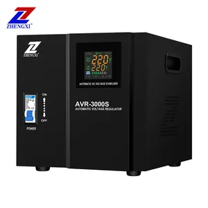 ZX Digital display 3000W 5000W voltage regulator 220v single phase voltage stabilizer for home appliances