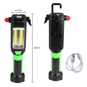 QXMOVING lampe de poche LED Rechargeable lampe de travail Portable USB aimant intégré Camping extérieur <span class=keywords><strong>voiture</strong></span> Inspection lampe de poche torche - Product Image 4