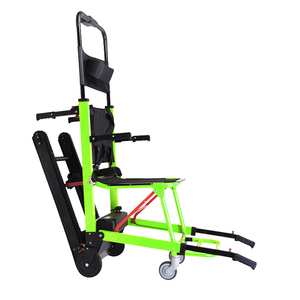 घरेलू और सार्वजनिक उपयोग के लिए एंटी-स्लिप सतह मैनुअल पावर स्रोत के साथ पोर्टेबल हल्के एल्यूमीनियम व्हीलचेयर रैंप स्ट्रेचर - Product Image 2