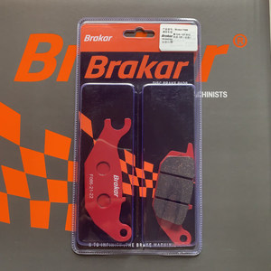 Plaquettes de frein arrière en céramique Brakar pour Honda CBR125R CBR150R XL125 Yamaha YZF R15 Hero Karizma ZMR AJS Regal Raptor CR3 125 FA343 - Product Image 3