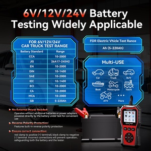 Andere Fahrzeugwerkzeuge Batterietester Konnwei KW331 6V 12V 24V Blei-Säure, AGM Lithium-Batterietester für Motorrad & <span class=keywords><strong>Auto</strong></span> & LKW - Product Image 6
