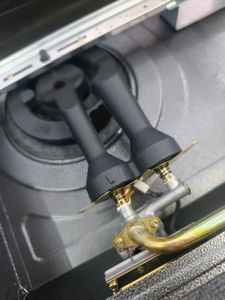 Fourneau à gaz GPL tout-en-un en acier inoxydable pour l'Afrique, 2 brûleurs, allumage automatique, têtes en laiton, faible consommation - Product Image 6