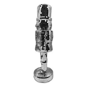 Figura Decorativa de Cascanueces de Cristal con Espejo, Estilo Disco, para Decoración Navideña del Hogar y Escritorio - Product Image 2