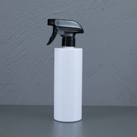 Bouteille de pulvérisation ronde cylindrique vide 500ml 16oz pulvérisateur à gâchette en plastique pour l'entretien de la voiture