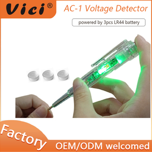 VICI Bút Thử Điện Áp Thấp Tiếp Xúc Bút Chỉ Báo Điện Áp Đèn Tuốc Nơ Vít Kiểm Tra Mạch Điện Bỏ Túi Bút Chì Bút Thử Vôn AC-1 - Product Image 3