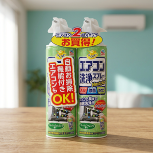 Nextplus Aroma a Bosque Fresco 420ml Paquete de 2 Spray Limpiador de Aire Acondicionado Rakuhapi para Uso Doméstico Earth Pharmaceutical - Product Image 1