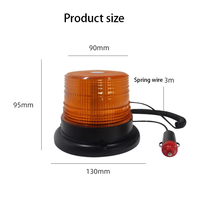 Nouveau bus scolaire magnétique plafond Signal lumineux 24Led Flash voyant d'avertissement pour véhicule 12-24V ingénierie voiture lumière accessoires