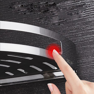 Estante de almacenamiento de esquina de <span class=keywords><strong>ducha</strong></span> montado en la pared de aluminio de <span class=keywords><strong>acero</strong></span> <span class=keywords><strong>inoxidable</strong></span> moderno No requiere perforación Champú Acondicionador Jabón Baño - Product Image 6