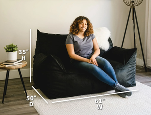 Wohnzimmer Sofa Stühle Big Size Schlafs ofa Riesen liege Möbel Sack Sitzsack Sofa 2 <span class=keywords><strong>Sitz</strong></span> Sitzsack Hocker Bezug - Product Image 2