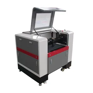 Pemotong laser portabel Mini 40w CO2 harga murah Jinan 6040 600*400mm