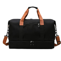 Grand sac de rangement multifonctionnel noir 46x25x28 |   Corbeille pliable robuste en tissu Oxford pour l'organisation de la garde-robe et du salon