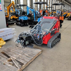 2025 mới lâm nghiệp mulcher <span class=keywords><strong>Skid</strong></span> chỉ đạo <span class=keywords><strong>EPA</strong></span> động cơ mini <span class=keywords><strong>Skid</strong></span> chỉ đạo Bộ nạp gốc máy xay để bán - Product Image 2