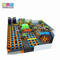 Parc de trampolines intérieur complet, équipement de divertissement commercial pour centre commercial, projet d'investissement pour parc d'attractions intérieur