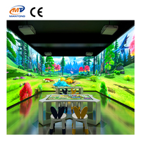 Jeux de projecteur interactifs Peinture magique Projection murale Cartographie Table tactile Dessin Projection pour aire de jeux intérieure