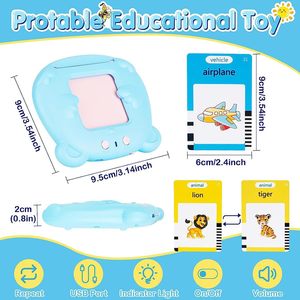 Brinquedo Educativo Infantil de Áudio para Aprender Palavras em Inglês Máquina de Cartão Quebra-Cabeça Plástico para Iluminar o Bebê Modelo OEM Árabe - Product Image 3