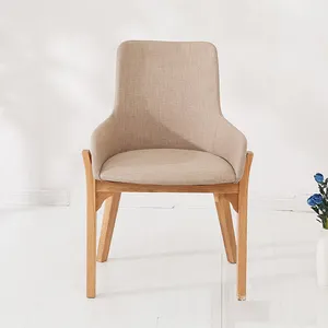 İskandinav japon modern masif ahşap sandalye ev sözleşmeli eğlence arkalığı sandalye bilgisayar ofis koltuğu