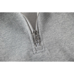 Sweat-shirt à col zippé vintage multicolore à manches longues de la marque AL, coupe ample, épaules tombantes, épais, demi-zippé, pour homme - Product Image 4