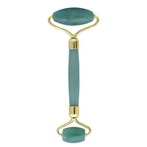 Masseur facial anti-rides/anti-âge à double tête, portable, <span class=keywords><strong>avec</strong></span> pierre de pointe vert-bleue pour le corps, le cou et la perte de poids - Product Image 6