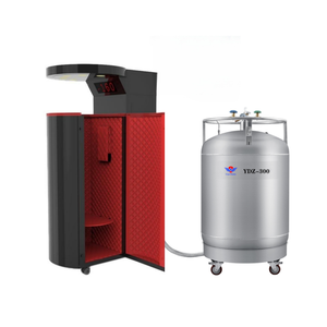 Conteneur de Dewar LN2 de conception unique de cou YDZ-30 le réservoir d'azote liquide auto-pressurisant 30L avec la valve de régulation de pression - Product Image 1