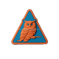 Patchs en PVC en caoutchouc de silicone 3D personnalisés, pas de commande minimum, patchs de logo en relief souples pour vêtements, chapeaux, uniformes