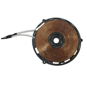 low price OEM customized induction cooker coil cooking component 10-20kw 150mm-300mm diameter