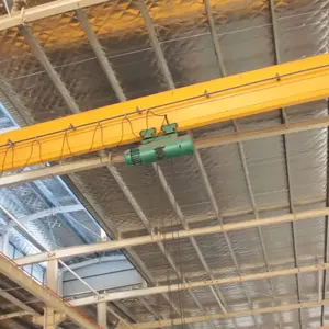 Bahan pilihan Double Girder Overhead Crane untuk Aluminium kinerja tinggi jembatan kecil Crane