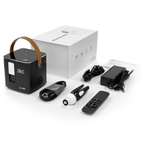 Proyector DLP 4K 16GB P12 Más Vendido, Batería de 9000mAh, Full HD 1080P, 500ANSI Lúmenes, Android 9, Enfoque Automático, Video de Tiro Corto, Portátil
