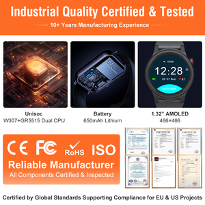 Công nhân sức khỏe thông minh xem GPS theo dõi Sim Thẻ rơi phát hiện cảnh báo màn hình cảm ứng đa vị trí tính năng - Product Image 5