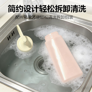 Food Grade Silicone <b>Squeeze</b> <b>Bottle</b> With Long Spout Leak Resistant Measuring Kitchen Storage For Sauce Dressing M Size - Product Image 5