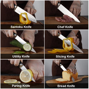 KITCHENCARE Couteau de cuisine tendance 2025 avec manche en plastique OEM, couteau de chef de 8 pouces pour la cuisine - Product Image 6
