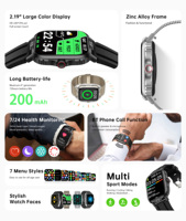 C29pro Neue Smartwatch App-Steuerung Herzfrequenzmesser GPS IP65 Wasserdicht Silikonarmband 72 Stunden Akkulaufzeit Anrufannahme