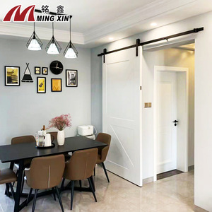 รางประตูบานเลื่อนไม้เนื้อแข็งสไตล์บ้านไร่ ยี่ห้อหมิงซิน - Product Image 2