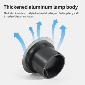 IP67 עמיד למים RGB LED 6000K זרקור חיצוני 6W מנורת רצפה שקועה מנורת רצפה מנורת זכוכית נירוסטה תאורת גן חצר סיפון - Product Image 4