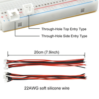 1x2P 2P XH 1 2.54mm timah 2 kuningan 3A lurus Plug-in 2.54mm kawat papan konektor Jst ZX XH2.54 konektor