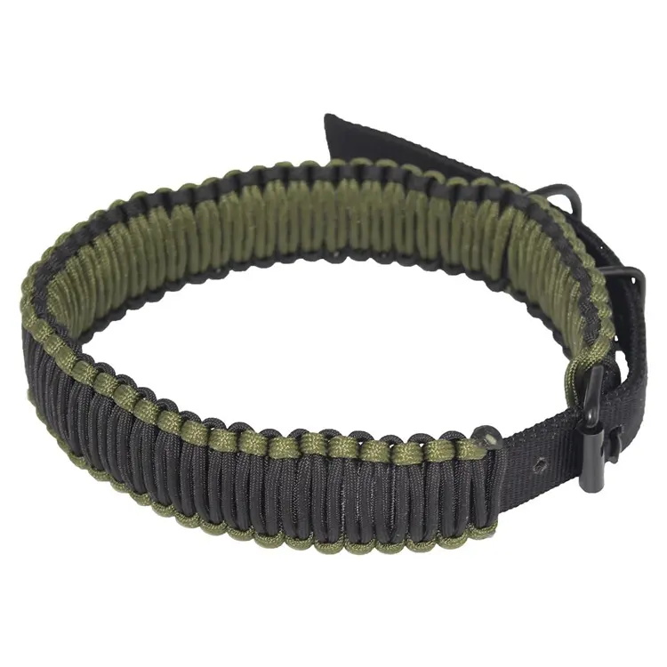 Hochwertiges Premium-Hundeleine- und -halsband-Set individuelles luxuriöses handgefertigtes Seilgewebe personalisiertes geflochtenes Paracord-Hundehalsband