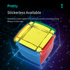 <span class=keywords><strong>Cube</strong></span> magique Moyu 21x21x21, design à cinq centres, jouet éducatif magnétique avec motif d'affichage de l'orthographe, jouet en plastique 3D - Product Image 6