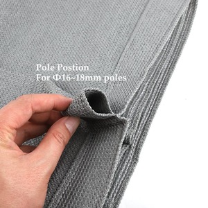 2m x 5m de Protection UV personnalisable en HDPE respirant télescopique vague pare-soleil filet bois gazébo toit auvent voiles de soleil - Product Image 3