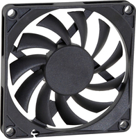 Contrôle de vitesse 2000 tr/min ventilateur de refroidissement par air cc 80x80x10mm 24v 12volt 5v 10mm épaisseur puissant petit ventilateur
