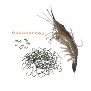 <span class=keywords><strong>Vente</strong></span> d'usine hameçon barbelé en acier au carbone solide crochet circulaire fixe appâts <span class=keywords><strong>de</strong></span> pêche aux crevettes vivantes ciblés pour la <span class=keywords><strong>carpe</strong></span> pour la pêche au leurre - Product Image 1