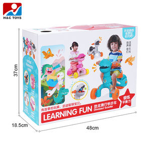 Divertido triciclo eléctrico de <span class=keywords><strong>3</strong></span> ruedas, dinosaurio de dibujos animados, coche deslizante, Juguete musical y ligero para niños seguros de <span class=keywords><strong>2</strong></span> a 4 años, hecho de plástico - Product Image 6