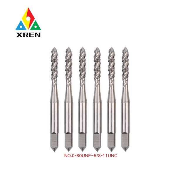 SFT Spiral Fluted Cutting Tap UNC 6-32 Fine Thread High-Speed Steel (PM-HSS) Screw Tap
