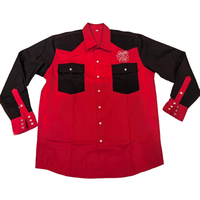 Kemeja Kerja Las Tahan Api (FR) Dua Warna Lengan Panjang CAT2 EN 11612 NFPA 2112, Bahan Twill Bernapas, Pewarnaan Benang, Promo Hot Sale