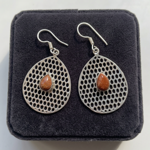 Pendientes de Plata con Forma de Lágrima y Piedra Roja, Calidad AAA, Precio al por Mayor, Joyería para Mujer, Regalo de Compromiso con Piedras Preciosas - Product Image 2