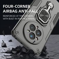 Coques de téléphone portable de luxe en TPU+PC antichoc avec béquille pour OPPO Realme 15 14 Pro Plus GT7 Reno 14 Pro