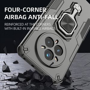 เคสโทรศัพท์มือถือกันกระแทกแบบมีขาตั้ง ผลิตจากวัสดุ TPU+PC คุณภาพสูง สำหรับ OPPO Realme 15 14 Pro Plus GT7 Reno 14 Pro ขายส่ง - Product Image 4