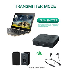 Receptor y transmisor Bluetooth 5.0, adaptador de audio inalámbrico 2 en 1 para llamadas manos libres en el coche - Product Image 5