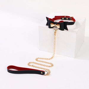 SM Props Vlinderdas Trainingsset Bindmiddel voor Ledematen Vrouwelijke Slaaf Bevestigingshalsband Tortuurinstrument - Product Image 3