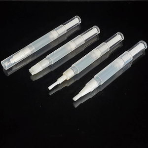 1ml 1.5ml Round Plastic Empty Anti Fungus Treatment Twist Up Nail Cuticle Oil Pen Packaging