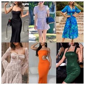 tropical formal dress FARM Rio Green Tropical Dream Draped Organic Cotton Maxi Dress, Orange / S main image 1